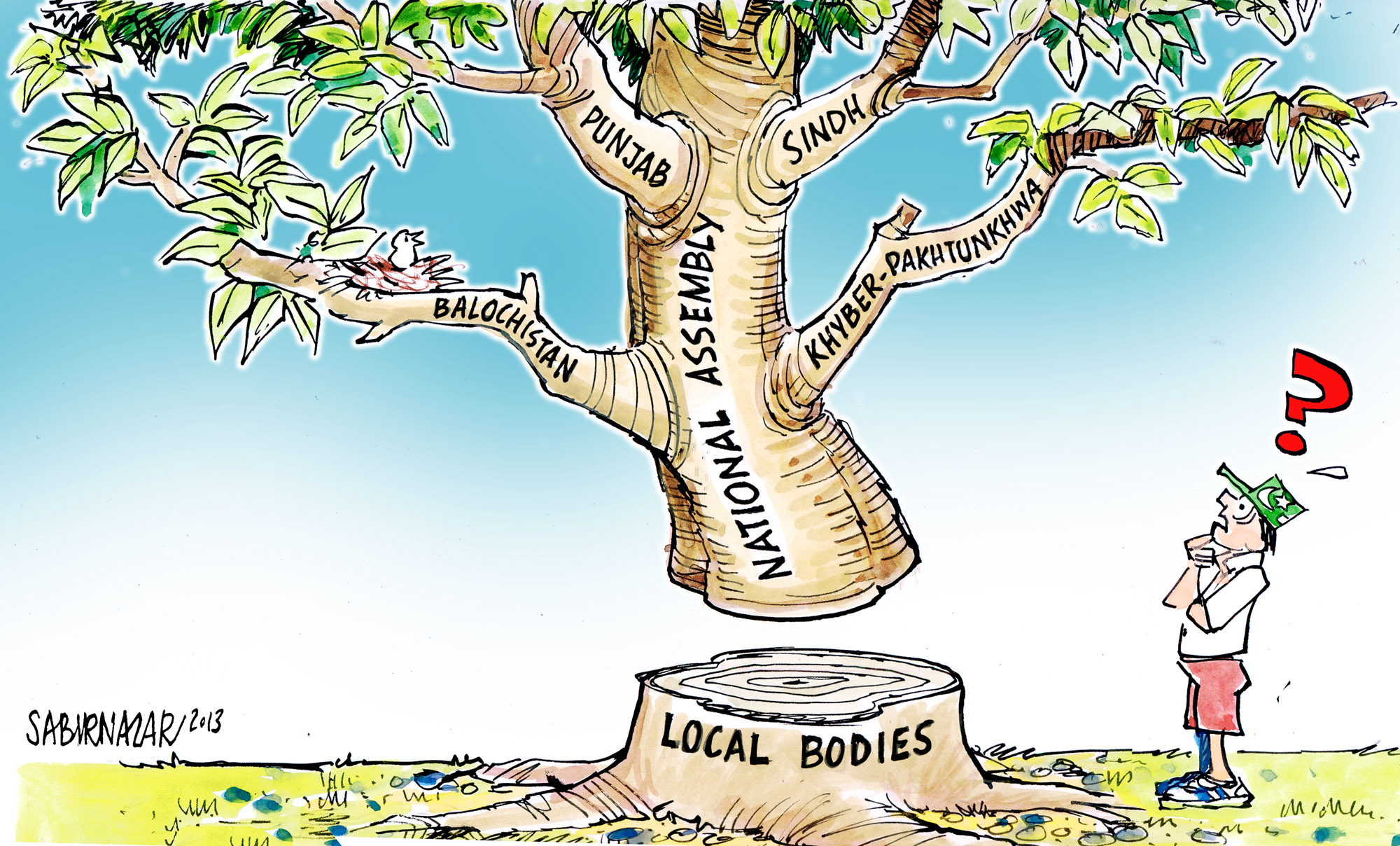 Local Bodies Cartoon