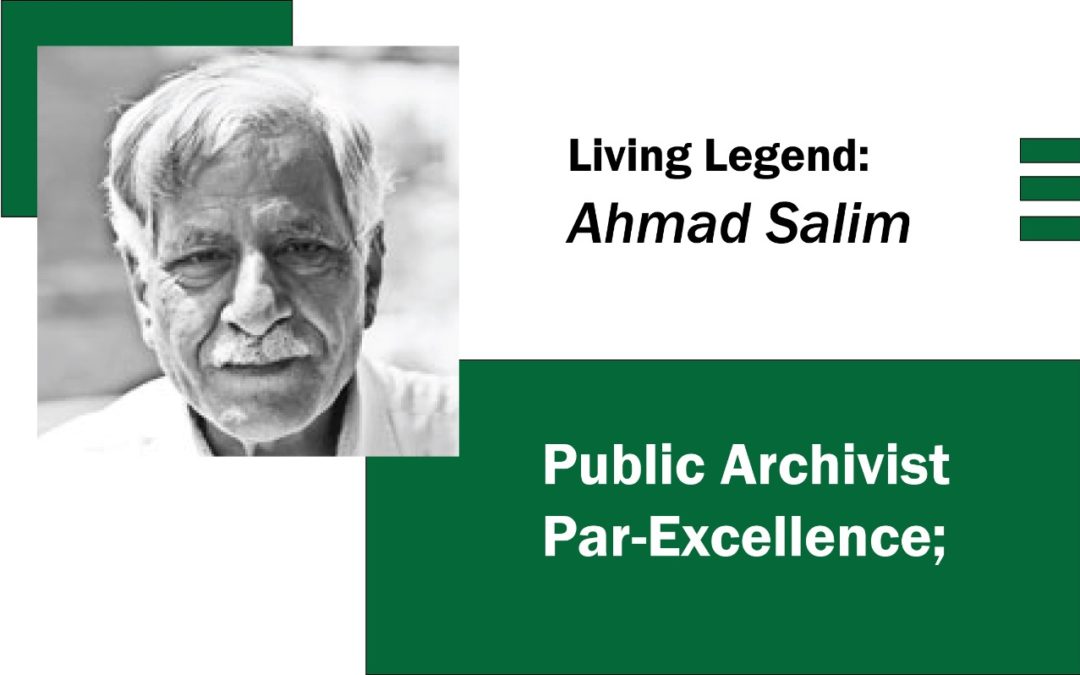 Public Archivist Par-Excellence; Ahmad Salim