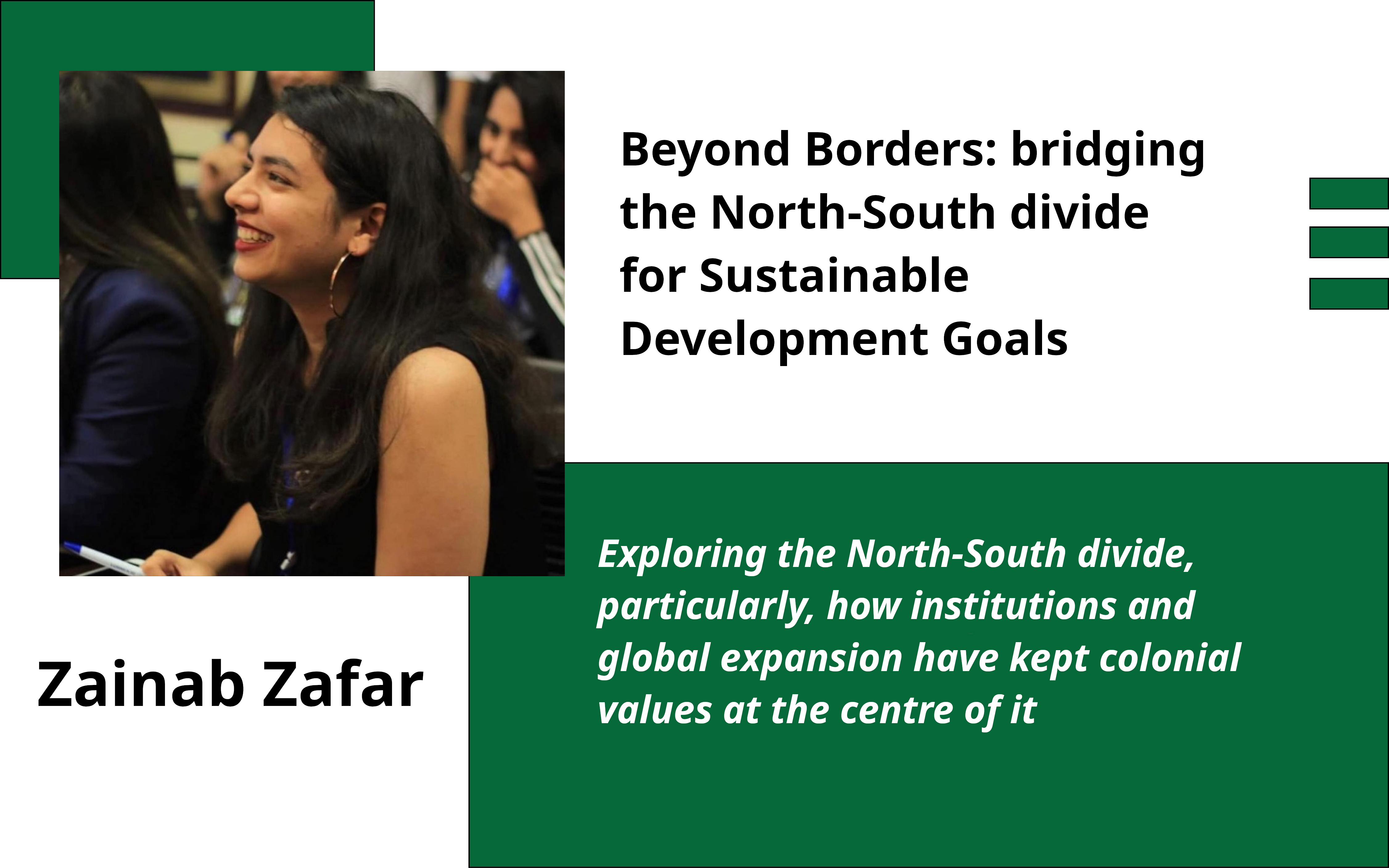 Beyond Borders: bridging the North-South divide for Sustainable Development Goals