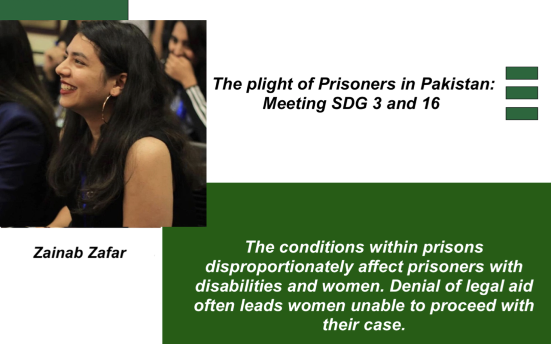 The plight of Prisoners in Pakistan: Meeting SDG 3 and 16 